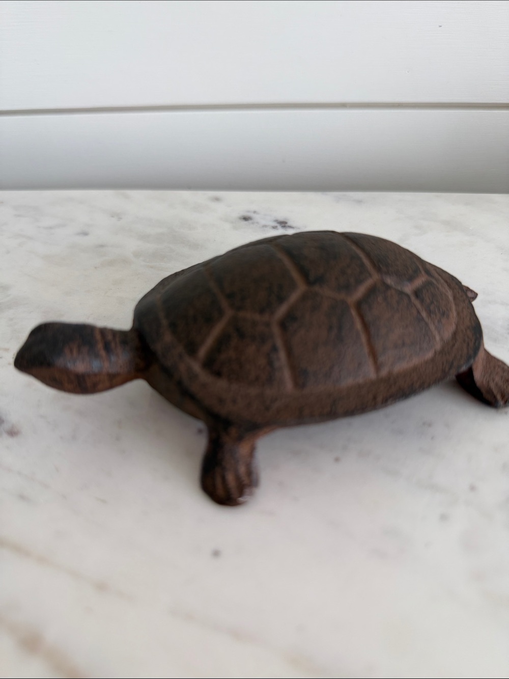 Cast Iron Turtle Bronze Decor 5 inch